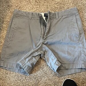 J. Crew Men's Slate Gray Flat Front Shorts